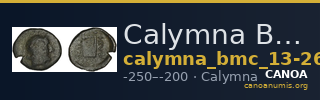 Calymna BMC Calymna 13-26 — CANOA