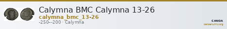 Calymna BMC Calymna 13-26 — CANOA