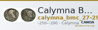 Calymna BMC Calymna 27-29 — CANOA