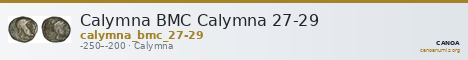 Calymna BMC Calymna 27-29 — CANOA