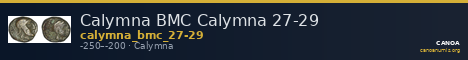 Calymna BMC Calymna 27-29 — CANOA