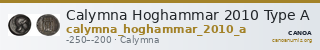 Calymna Hoghammar 2010 Type A — CANOA