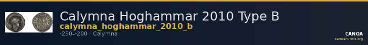 Calymna Hoghammar 2010 Type B — CANOA