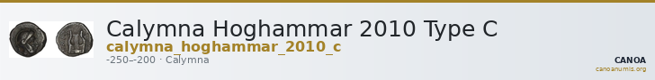 Calymna Hoghammar 2010 Type C — CANOA