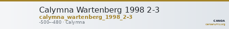 Calymna Wartenberg 1998 2-3 — CANOA