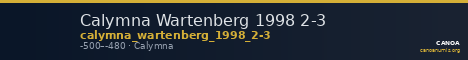 Calymna Wartenberg 1998 2-3 — CANOA