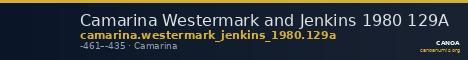 Camarina Westermark and Jenkins 1980 129A — CANOA