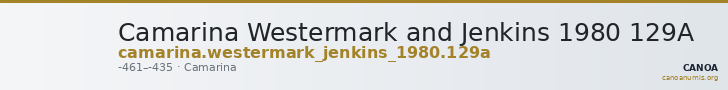 Camarina Westermark and Jenkins 1980 129A — CANOA