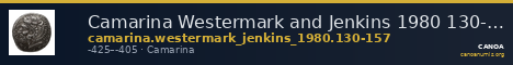 Camarina Westermark and Jenkins 1980 130-157 — CANOA