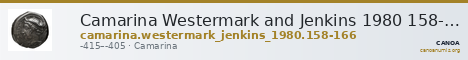 Camarina Westermark and Jenkins 1980 158-166 — CANOA