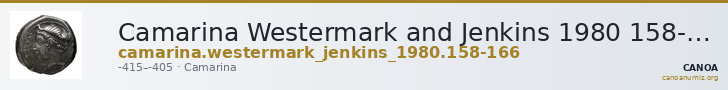 Camarina Westermark and Jenkins 1980 158-166 — CANOA