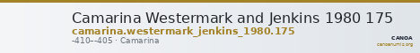Camarina Westermark and Jenkins 1980 175 — CANOA