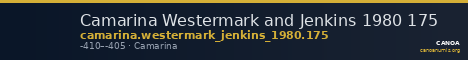 Camarina Westermark and Jenkins 1980 175 — CANOA