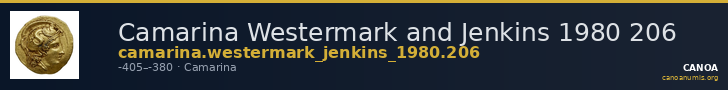 Camarina Westermark and Jenkins 1980 206 — CANOA