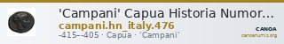 'Campani' Capua Historia Numorum Italy 476 — CANOA