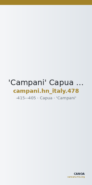 'Campani' Capua Historia Numorum Italy 478 — CANOA
