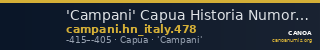 'Campani' Capua Historia Numorum Italy 478 — CANOA