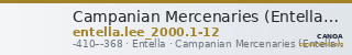 Campanian Mercenaries (Entella) Entella Lee 2000 1-12 — CANOA