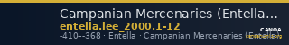 Campanian Mercenaries (Entella) Entella Lee 2000 1-12 — CANOA