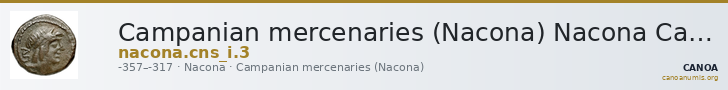 Campanian mercenaries (Nacona) Nacona Calciati 1983 3 — CANOA