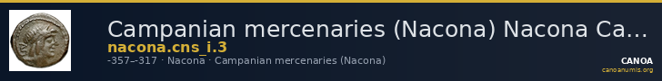 Campanian mercenaries (Nacona) Nacona Calciati 1983 3 — CANOA