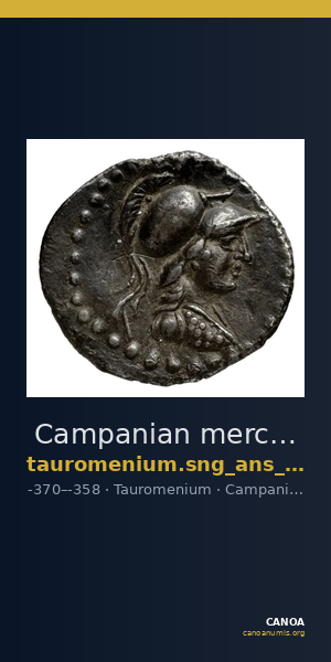 Campanian mercenaries (Tauromenium) Tauromenium SNG ANS 1233 — CANOA