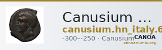 Canusium Historia Numorum Italy 660 — CANOA