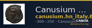 Canusium Historia Numorum Italy 660 — CANOA