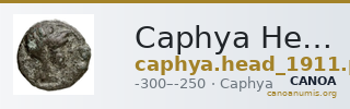 Caphya Head 1911 p. 446 — CANOA