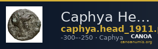 Caphya Head 1911 p. 446 — CANOA