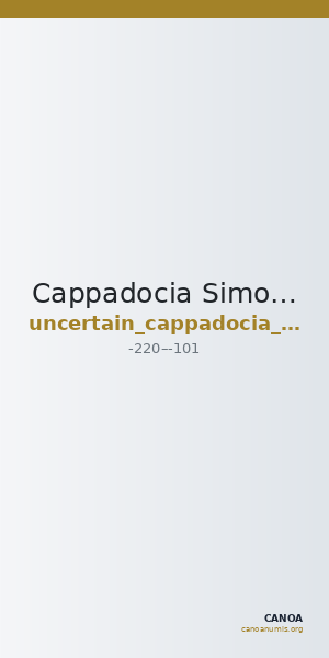 Cappadocia Simonetta 2008 p. 79, 4 — CANOA