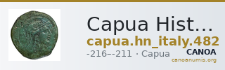 Capua Historia Numorum Italy 482 — CANOA
