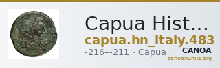 Capua Historia Numorum Italy 483 — CANOA