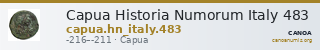 Capua Historia Numorum Italy 483 — CANOA