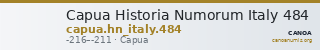 Capua Historia Numorum Italy 484 — CANOA