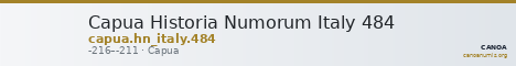 Capua Historia Numorum Italy 484 — CANOA