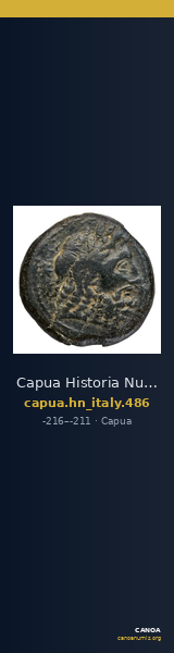Capua Historia Numorum Italy 486 — CANOA