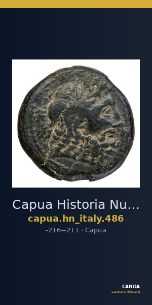 Capua Historia Numorum Italy 486 — CANOA