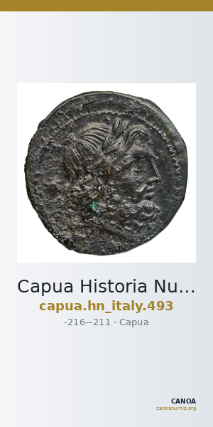 Capua Historia Numorum Italy 493 — CANOA