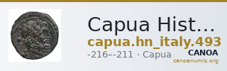 Capua Historia Numorum Italy 493 — CANOA