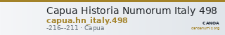 Capua Historia Numorum Italy 498 — CANOA