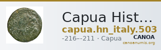 Capua Historia Numorum Italy 503 — CANOA