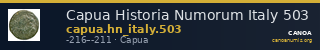 Capua Historia Numorum Italy 503 — CANOA