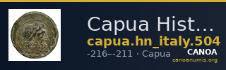 Capua Historia Numorum Italy 504 — CANOA