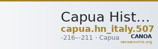 Capua Historia Numorum Italy 507 — CANOA