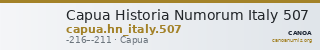 Capua Historia Numorum Italy 507 — CANOA
