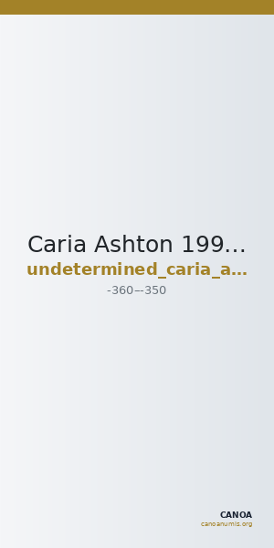 Caria Ashton 1999 9-41 — CANOA
