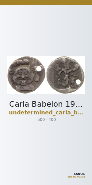 Caria Babelon 1910 1608 — CANOA
