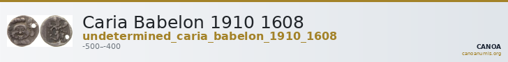 Caria Babelon 1910 1608 — CANOA