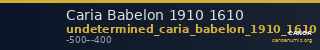 Caria Babelon 1910 1610 — CANOA